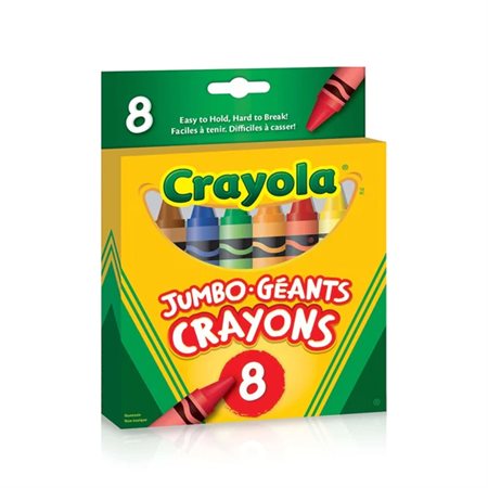 Crayola® Jumbo Crayons, 8 Colours