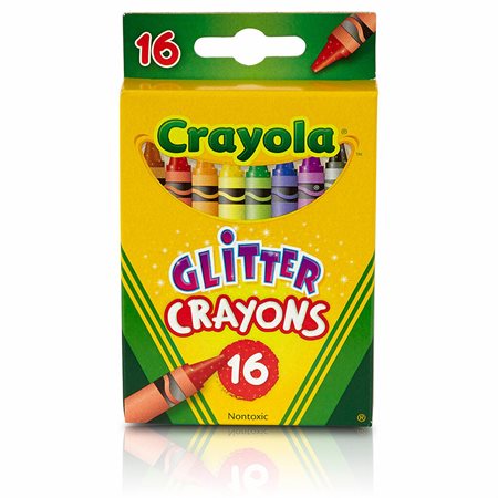 Crayola® Glitter Crayons, 16 Colours