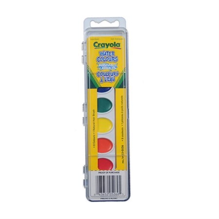 Crayola® Washable Water Colour Set, 8 Colours