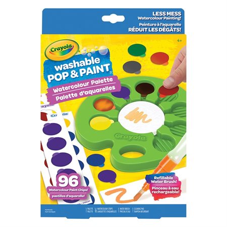 Crayola® Washable Pop & Paint™ Watercolour Palette