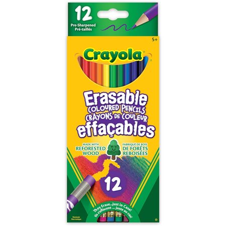 Crayola® Erasable Colouring Pencils