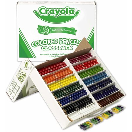 Crayola® Coloured Pencil Classpack®, 14 Colours, 462 Count