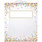 Hanging Confetti Pattern Storage / Book Bag, 10.5" x 12.5", Pack of 6