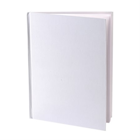 Blank Hardcover Book, Portrait, 6" x 8", White