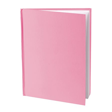 Blank Hardcover Book, Portrait, 8.5" x 11", Pink