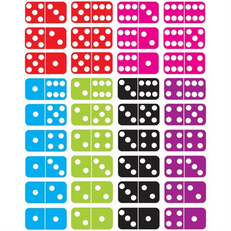 Math Die-Cut Magnets, Dominoes