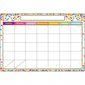 Smart Poly® Chart, 13" x 19", Confetti Calendar