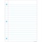 Smart Poly® Chart 17" x 22", Big Plain Notebook Paper