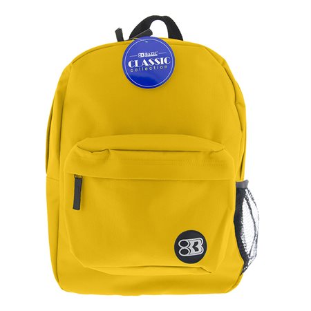 BAZIC® 17" Classic Backpack, Mustard
