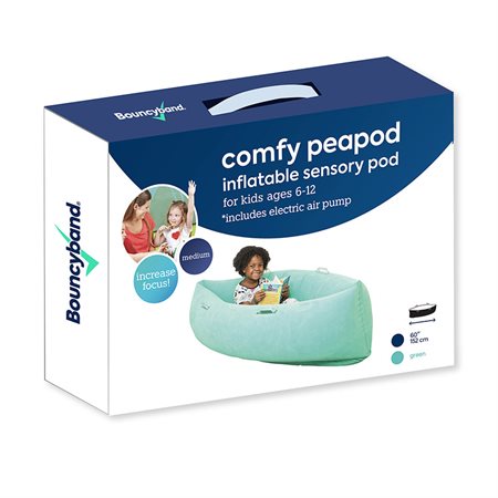 Bouncyband® Comfy Hugging Peapod Sensory Pod, 60" Green