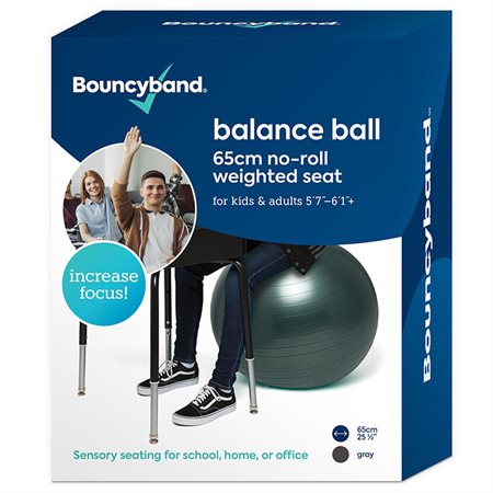 Bouncyband® Balance Ball, 26", Dark Gray