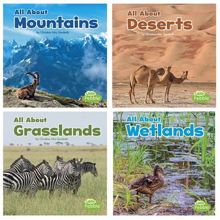 Habitats, Set of 8 books