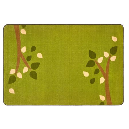 KIDSoft™ Branching Out Carpet, 7'6" x 12' Rectangle, Green