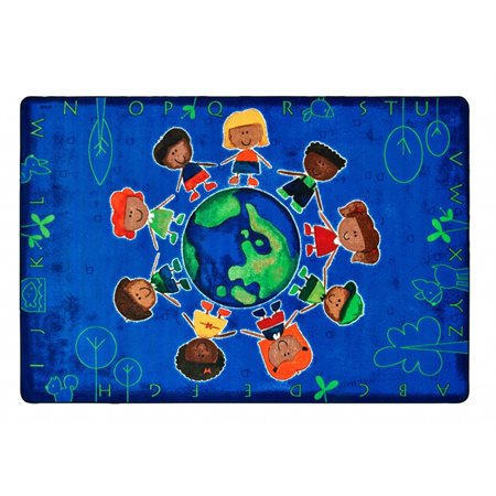 Give the Planet a Hug™ Rug, 8' x 12' Rectangle