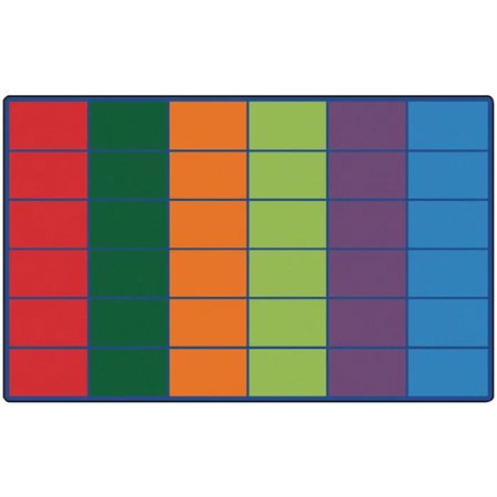 Colorful Rows Seating Rug, 8'4" x 13'4" (seats 36)