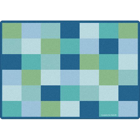 KIDSoft™ Blocks Seating Carpet, 7'6" x 12', Contemporary Colors