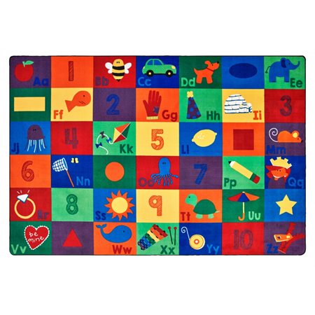 Sequential Seating Literacy Rug, 6' x 9'
