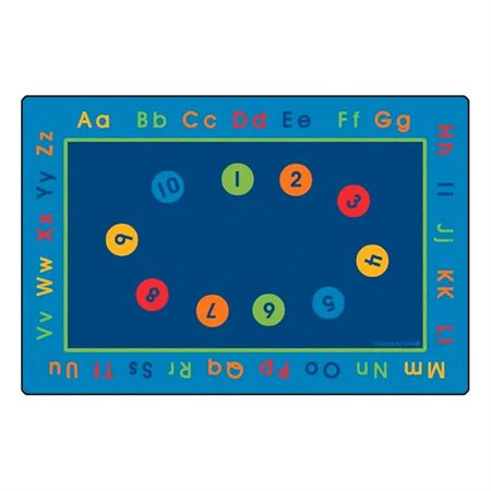Basic Concepts Literacy Rug, 6' x 9' Rectangle