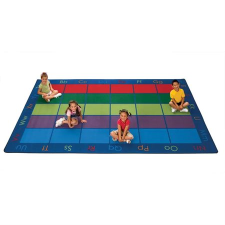 Colorful Places Seating Rug, 6' x 9' Rectangle, Primary Colors