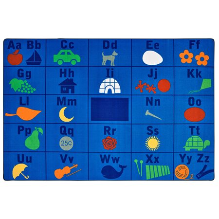 KID$Value PLUS™ Alphabet Seating Rug, 7'6" x 12'