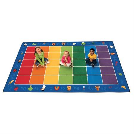 Fun with Phonics Rug, 7'6" x 12' Rectangle