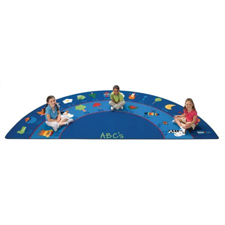 Fun with Phonics Rug, 6'8" x 13'4" Semi-Circle