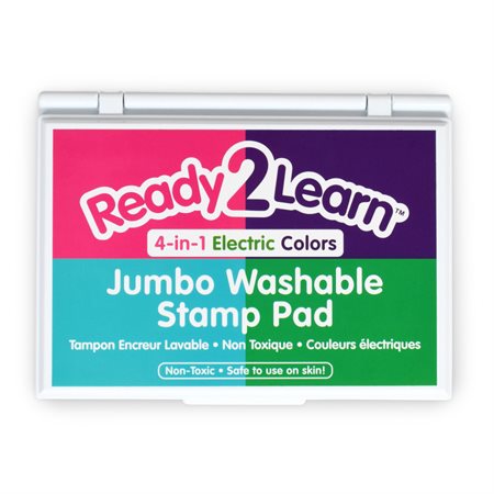 Washable 4-in-1 Stamp Pad, Electric Colors