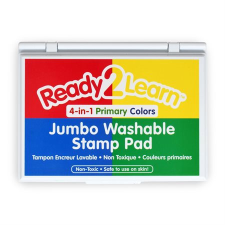 Washable 4-in-1 Stamp Pad, Primary Colors