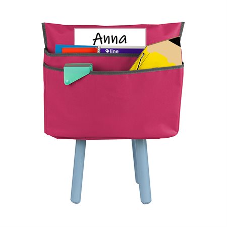 C-Line® Chair Cubbies™ Large Chair Cubbie, 17", Red