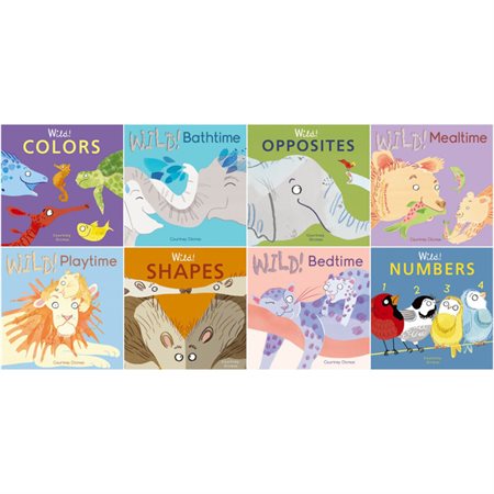 Wild Concepts Board Books Set, Set of 8 books