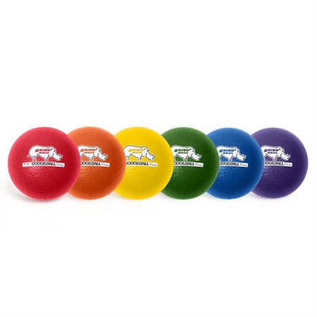 Rhino Skin® Dodge Ball Set, 6" Set of 6