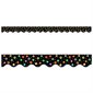 Dots on Black Wavy EZ Border, 48 Feet