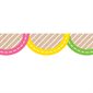 Krafty Pop Colorful Kraft Jumbo Scallops EZ Border, 48 Feet