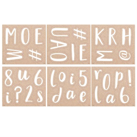 Krafty Pop Designer Letters, 212 Pieces