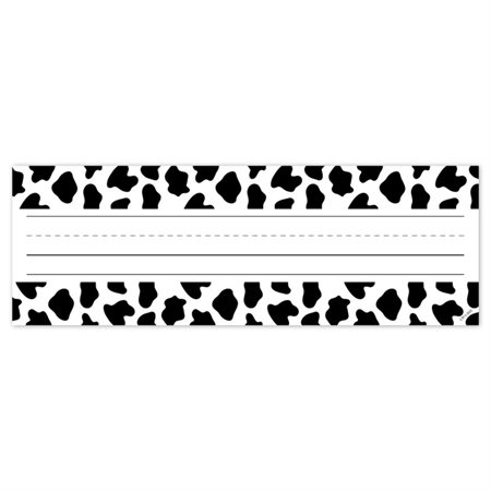 Farm Friends Cow Print Name Plates