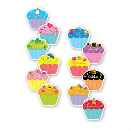 Designer Cut-Outs, Cupcakes, 6"
