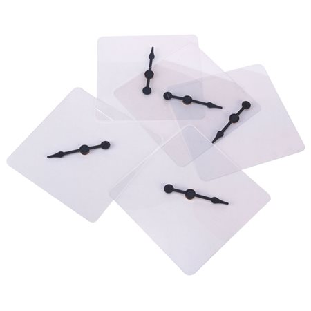 Transparent Spinners, Set of 5