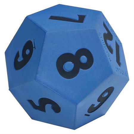 Jumbo Polyhedra Foam Dice, 12-sided