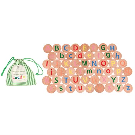 Matching Pairs, Wooden Alphabet