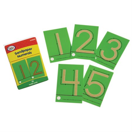 Tactile Sandpaper Numerals 0-9