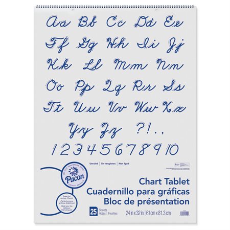 Chart Tablet, 24" x 32", unruled