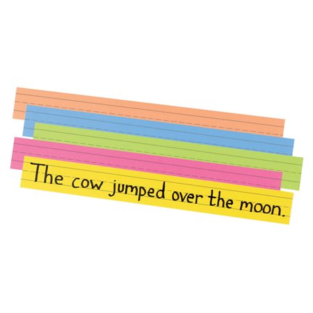 Peacock® Super Bright Sentence Strips, 3" x 24"