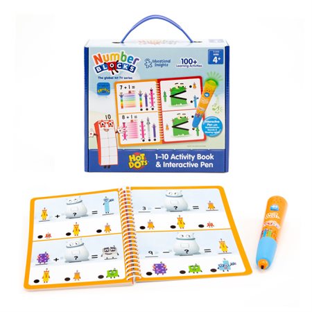 Hot Dots® Numberblocks 1-10 Activity Book & Interactive Pen