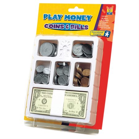 Play Money Coins & Bills