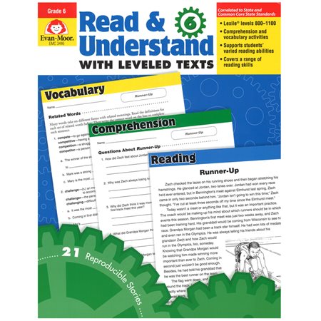 Read & Understand with Leveled Texts, Grade 6