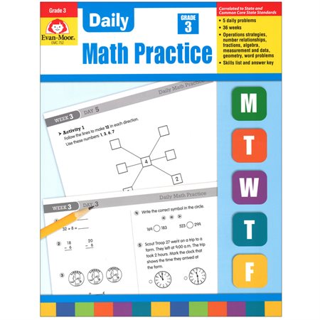 Daily Math Practice, Grade 3