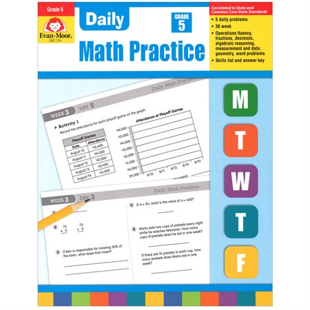 Daily Math Practice, Grade 5