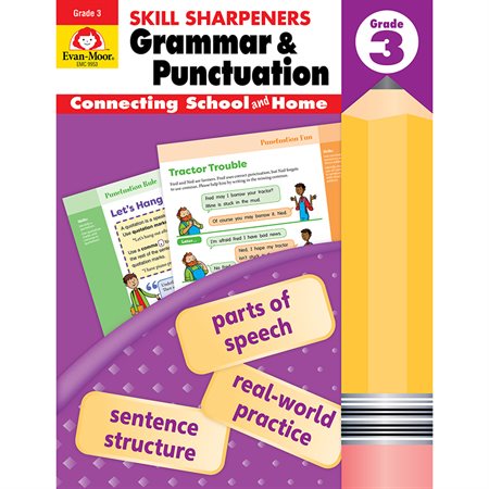 Skill Sharpeners Grammar and Punctuation, Grade 3