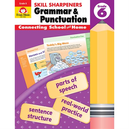 Skill Sharpeners Grammar and Punctuation, Grade 6