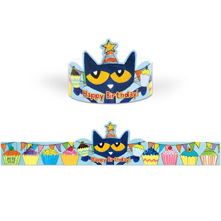 Pete the Cat® Happy Birthday Crowns